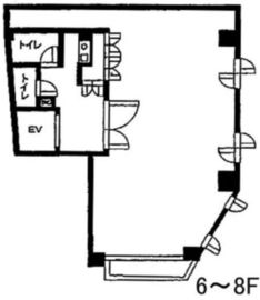 光ビル 6階 間取り図