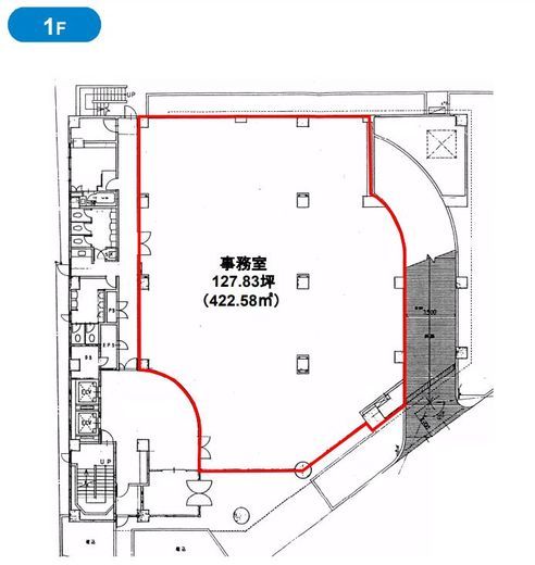 目黒F2ビル 1階 間取り図