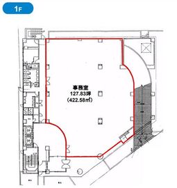 目黒F2ビル 1階 間取り図