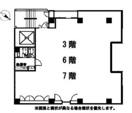 オフィスT&U 3階 間取り図