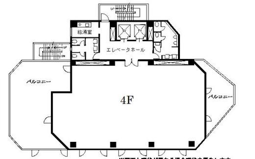 西池袋フジタビル 4階 間取り図