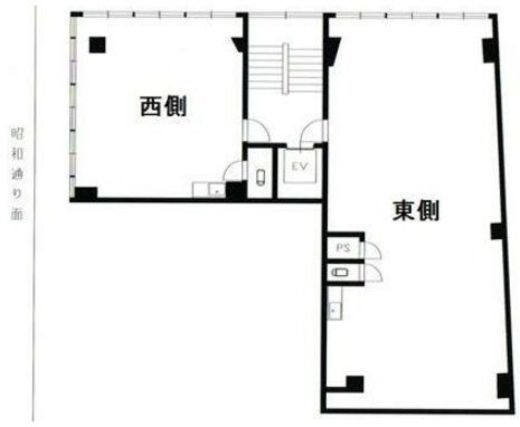 昭和ビル 3 間取り図