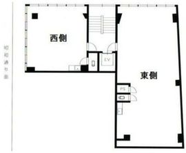 昭和ビル 3 間取り図