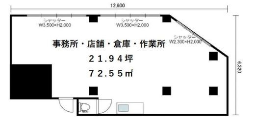カルムメゾン丸山 1階 間取り図