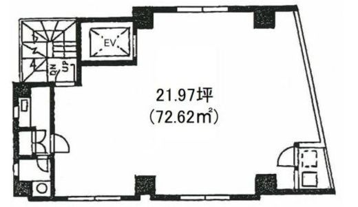 三幸日本橋プラザビル 2階 間取り図