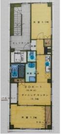 篠田ビル(SOHO) 3階 間取り図