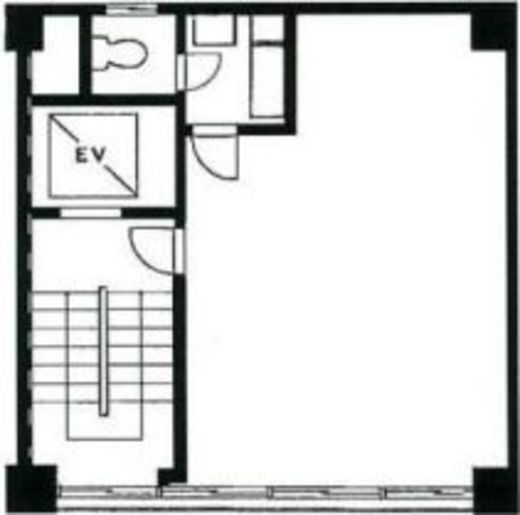 東洋ライスビル 5階(B棟) 間取り図