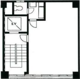 東洋ライスビル 5階(B棟) 間取り図