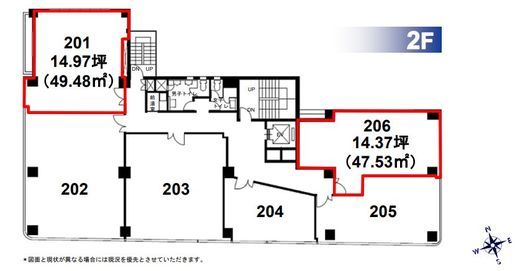 神田オーシャンビル 201 間取り図