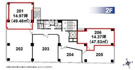 神田オーシャンビル 201 間取り図