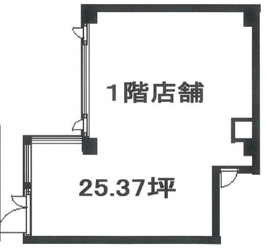 代官山Nビル 1階 間取り図