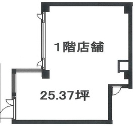 代官山Nビル 1階 間取り図