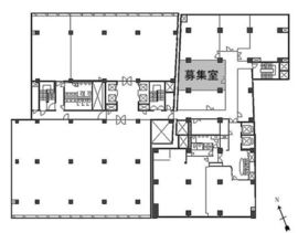 虎ノ門実業会館(本館) 3階1 間取り図