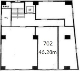 友野本社ビル 702 間取り図