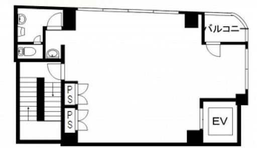 JP浜町ビル 6階 間取り図