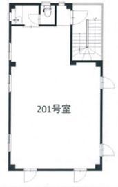55スカイビル 201 間取り図