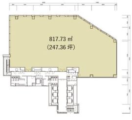 新目黒東急ビル 9階 間取り図