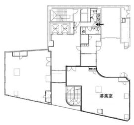 マニュライフプレイス九段南 2階 間取り図