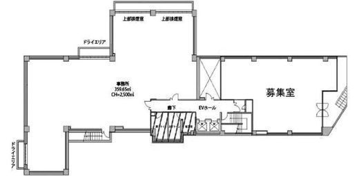 山手ビル 3階 間取り図