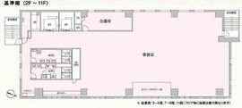 グレイス麹町(旧:CIRCLES二番町) 5階 間取り図