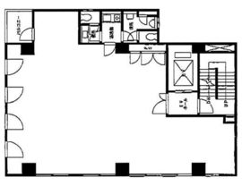 ナカシゲビル  2-3階 間取り図