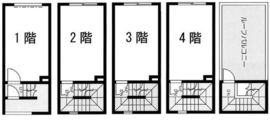 銀座一丁目新築貸店舗・事務所 一棟 間取り図
