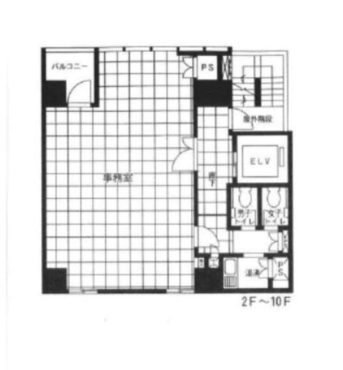 京橋東邦センタービル 3階 間取り図