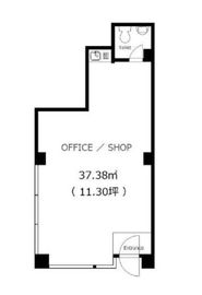 須山ビル 1階 間取り図