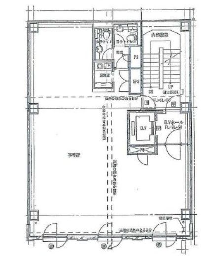 銀座西五番館ビル 6階 間取り図