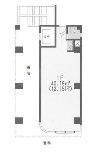 T・Iビル(末広町) 1階 間取り図