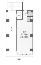 T・Iビル(末広町) 1階 間取り図