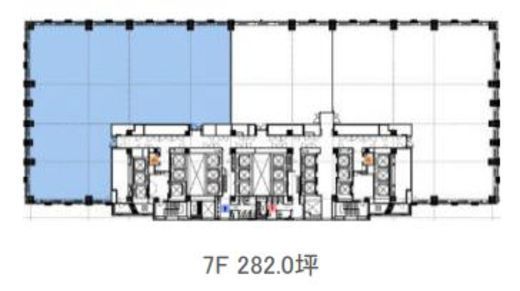 丸の内トラストタワー本館 7階 間取り図