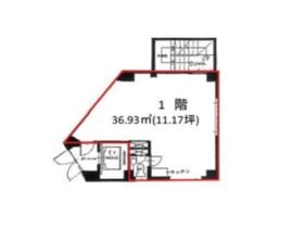 MAビル札の辻 1階 間取り図