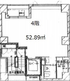 銀座J8ビル 4階 間取り図