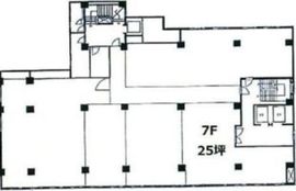 中島商事ビル 7階1 間取り図