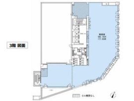 KDX飯田橋スクエア 3階 間取り図