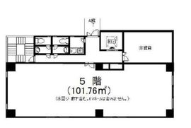竹中ツインビル B館5階 間取り図