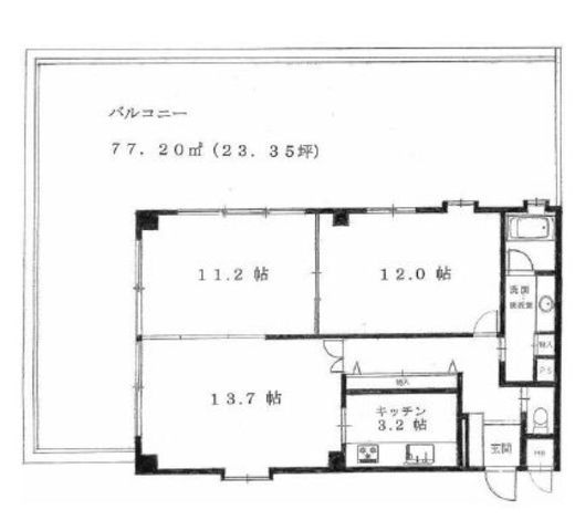 南青山ホームズ 405 間取り図