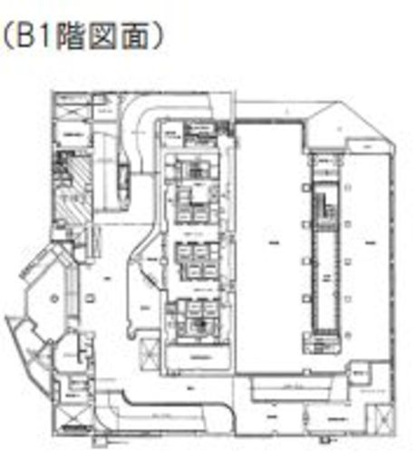 新宿グリーンタワービル B1階 間取り図