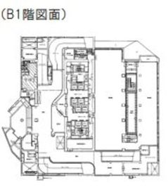 新宿グリーンタワービル B1階 間取り図