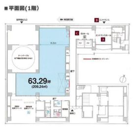 ONEST神田スクエア(旧：SIA神田スクエア) 1階 間取り図