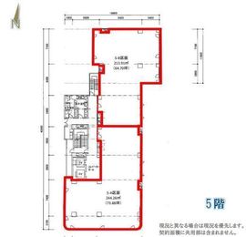 アーバンセンター神田司町(旧:司町ビル) 5階A 間取り図