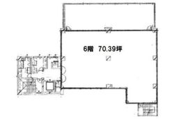三田プラザビル 6階 間取り図