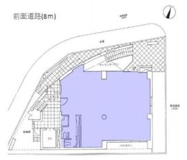 狸穴アークビル 1階 間取り図