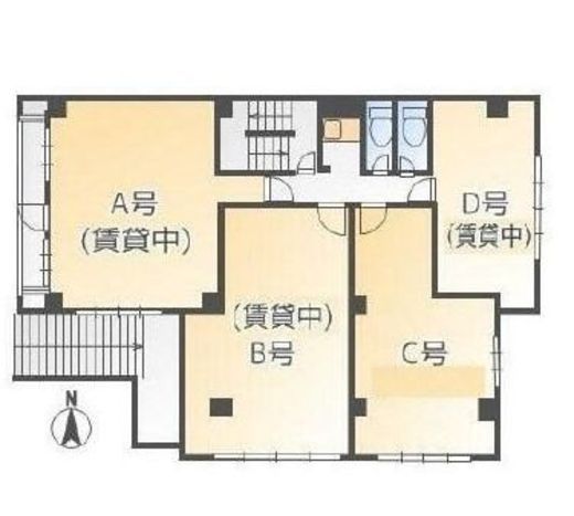 井戸ビル 2階C 間取り図