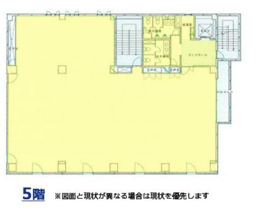 ミキジ明石町ビル 5階 間取り図