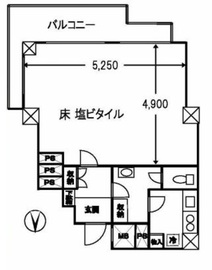 南青山リハイム 406 間取り図