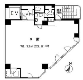 九段一口坂ビル 9階 間取り図