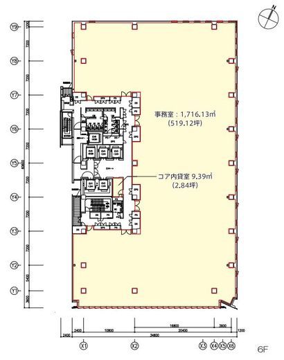 oak meguro 6階 間取り図