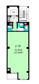 大成ビル(茅場町) 7階 間取り図